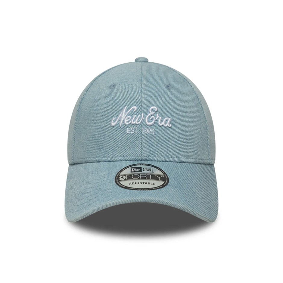 Καπέλο Μπλε - New Era Denim Pastel Blue 9FORTY