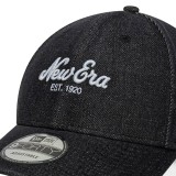 Καπέλο Μαύρο - New Era Denim Black 9FORTY Εικόνα 1