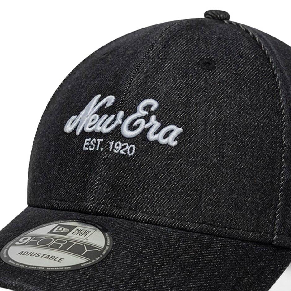 Καπέλο Μαύρο - New Era Denim Black 9FORTY