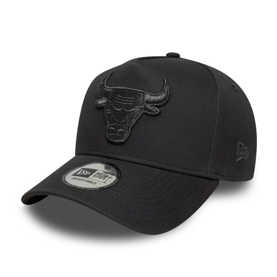Καπέλο Ανθρακί - New Era Chicago Bulls NBA Metallic Dark Grey 9FORTY E-Frame