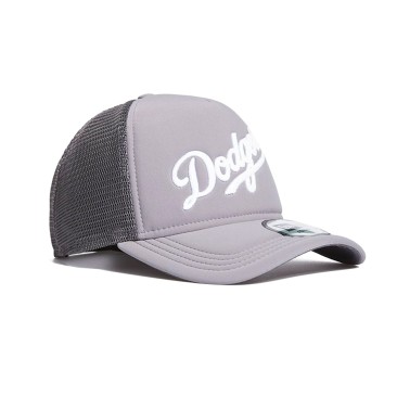 Καπέλο Ανθρακί - New Era LA Dodgers MLB Script 9FORTY A-Frame