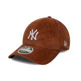Καπέλο Καφέ - New Era New York Yankees MLB Cord Brown 9FORTY M-Crown Εικόνα 