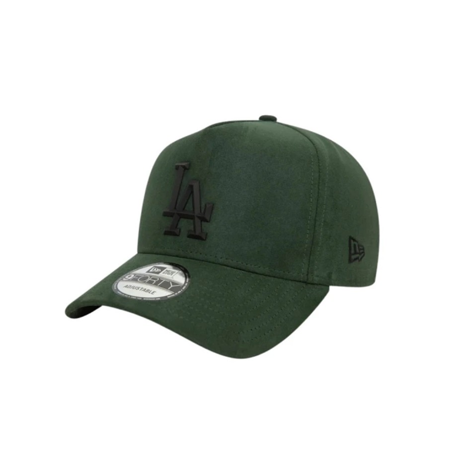 Καπέλο Κυπαρισσί - New Era LA Dodgers Faux Suede Dark Green 9FORTY E-Frame