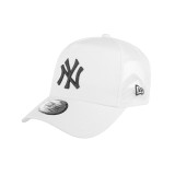 Cap White - New Era New York Yankees A-Frame Trucker Image 