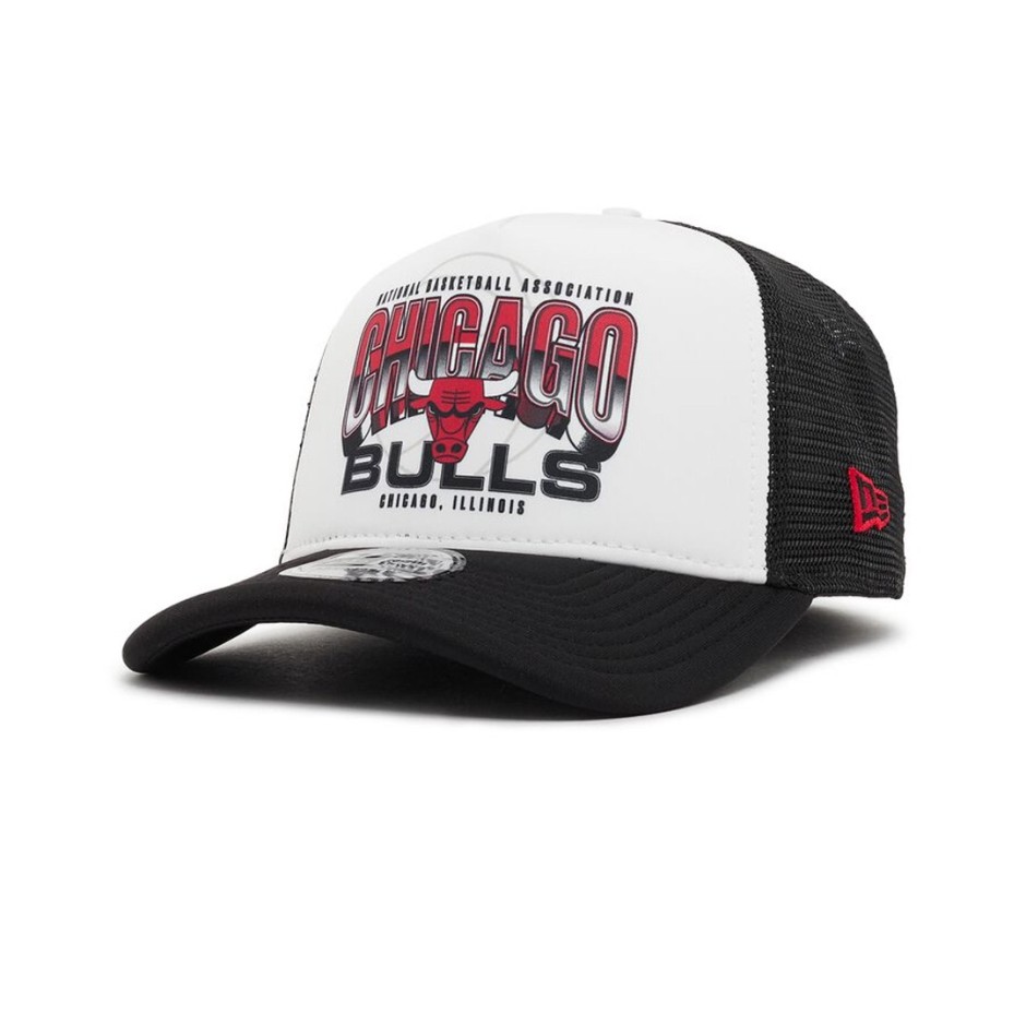 Καπέλο Μαύρο - New Era Chicago Bulls NBA Team Colour 9FORTY E-Frame