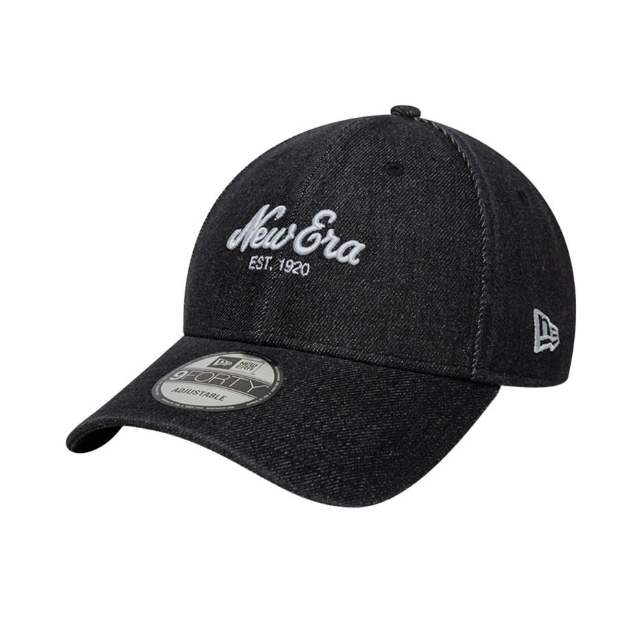 Καπέλο Μαύρο - New Era Denim Black 9FORTY
