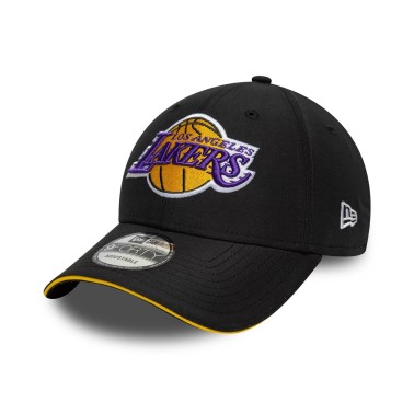 Καπέλο Μαύρο - New Era LA Lakers NBA Microfibre Black 9FORTY