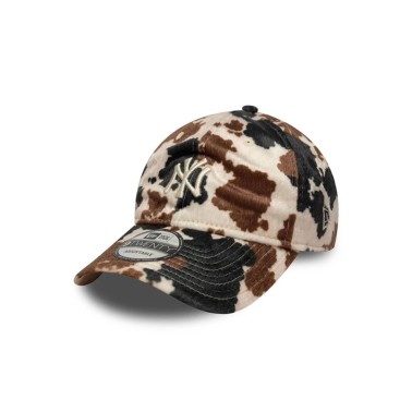 Καπέλο Μαύρο - New Era New York Yankees Animal Print Beige 9TWENTY