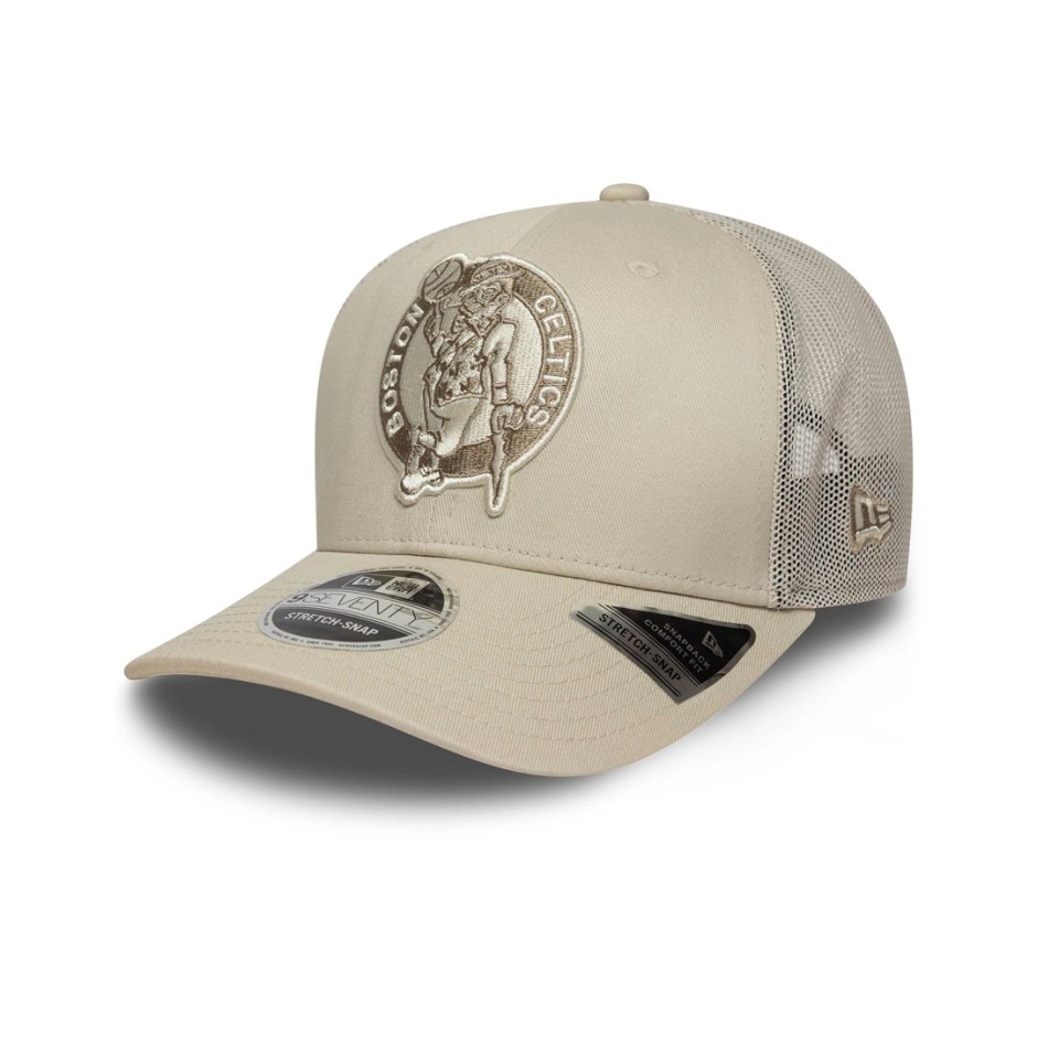 Καπέλο Μπεζ - New Era Boston Celtics NBA Tonal Cream 9SEVENTY