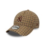 Καπέλο Μπεζ - New Era New York Yankees MLB Check Beige 9TWENTY A-Frame Εικόνα 