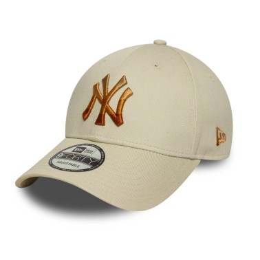 Καπέλο Μπεζ - New Era New York Yankees MLB Ombre Infill Cream 9FORTY