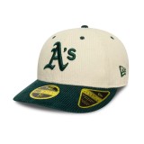 Καπέλο Μπεζ - New Era Oakland Athletics MLB Cord Cream Low Profile 59FIFTY Εικόνα 