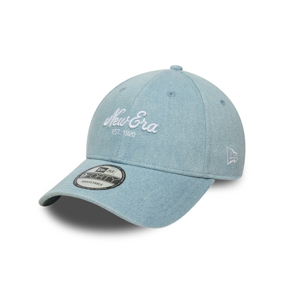 Καπέλο Μπλε - New Era Denim Pastel Blue 9FORTY