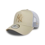NEW ERA NOS LEAGUE ESS EF TRUCKER NEYYAN 60675518 Μπέζ Εικόνα 