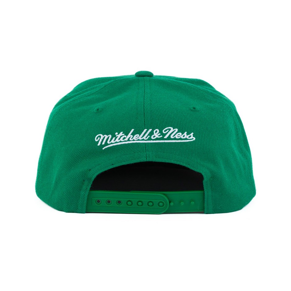MITCHELL & NESS NBA EVERGREEN TRUCKER CELTICS HT8032-BCEGREN-GREEN Green