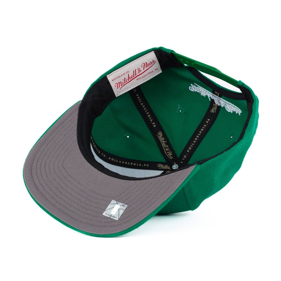 MITCHELL & NESS NBA EVERGREEN TRUCKER CELTICS HT8032-BCEGREN-GREEN Green