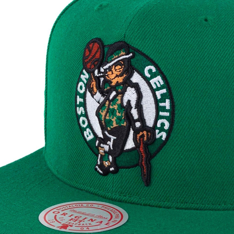 MITCHELL & NESS NBA EVERGREEN TRUCKER CELTICS HT8032-BCEGREN-GREEN Green