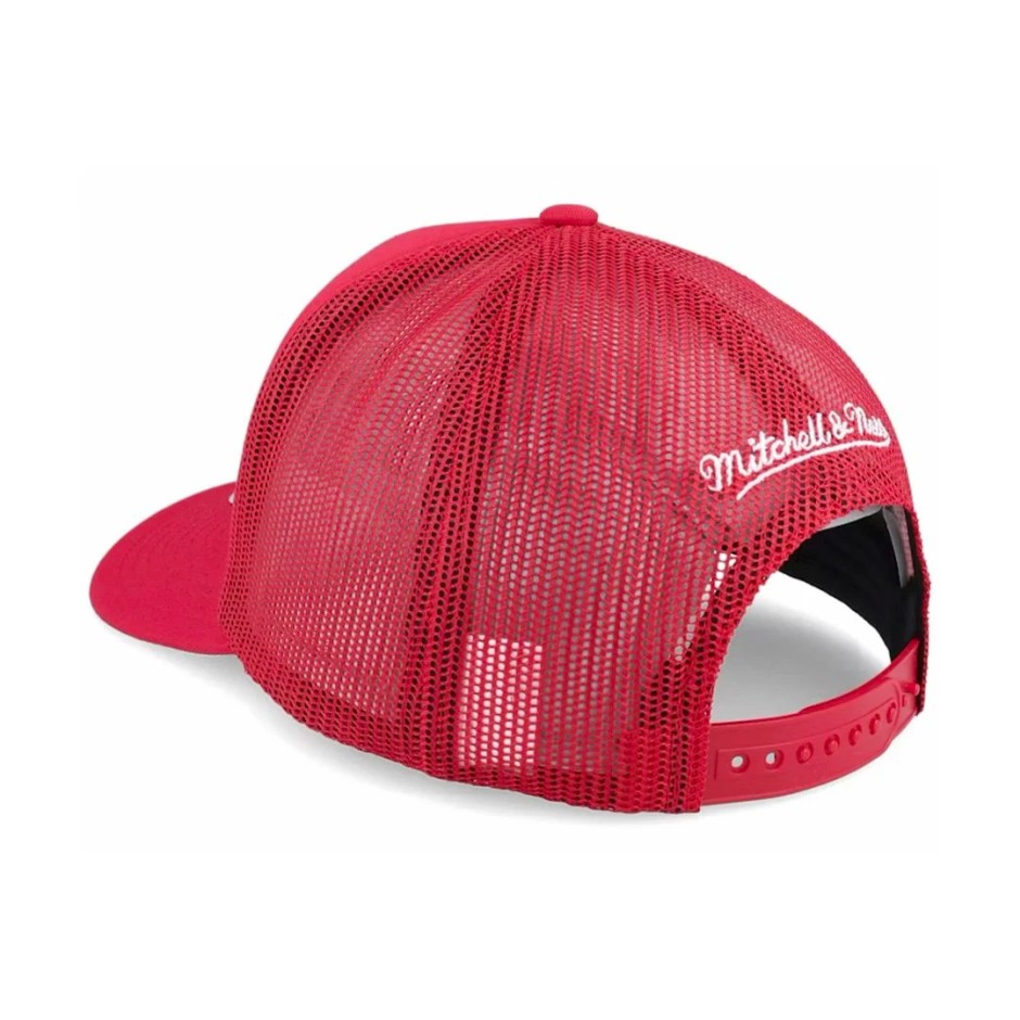 MITCHELL & NESS NBA EVERGREEN TRUCKER BULLS HT8032-CBURED1-RED Red