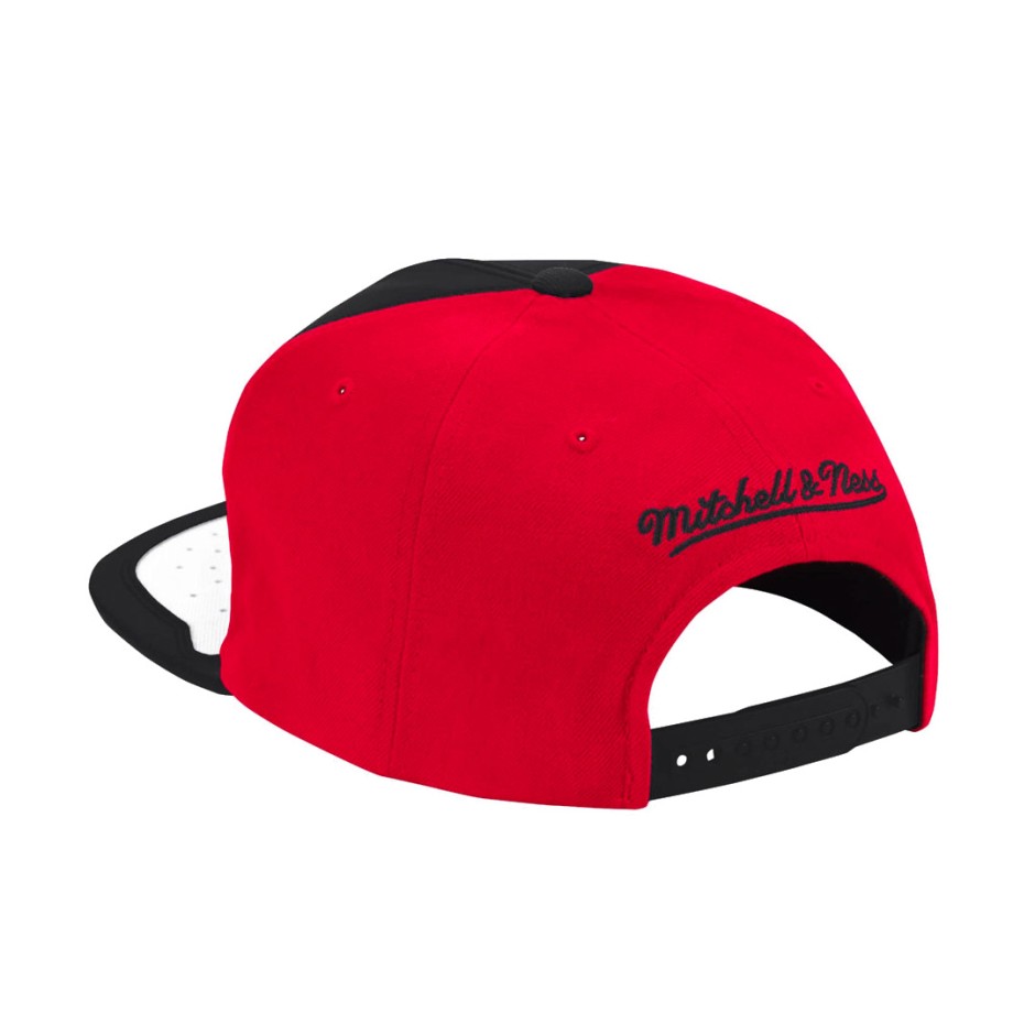 MITCHELL & NESS NBA DAY ONE SNAPBACK BULLS 6HSSMM19224-CBUBKWH-BLACK-WHITE Black