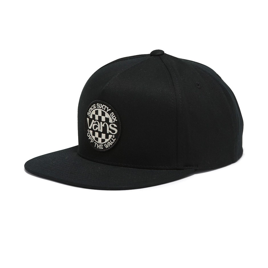 VANS CIRCLE SNAPBACK VN000GKRBLK-BLK Black
