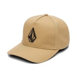 VOLCOM EMBOSSED STONE ADJ HAT D5542210-DKA Κhaki Image 