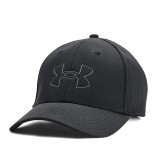 UNDER ARMOUR ISO-CHILL DRIVER MESH ADJ 1369805-001 Black