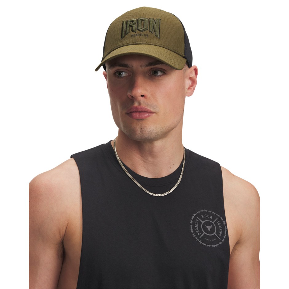 UNDER ARMOUR PROJECT ROCK TRUCKER 1369815-308 Green
