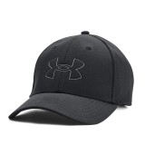 UNDER ARMOUR ISO-CHILL DRIVER MESH ADJ 1369805-001 Black Image 