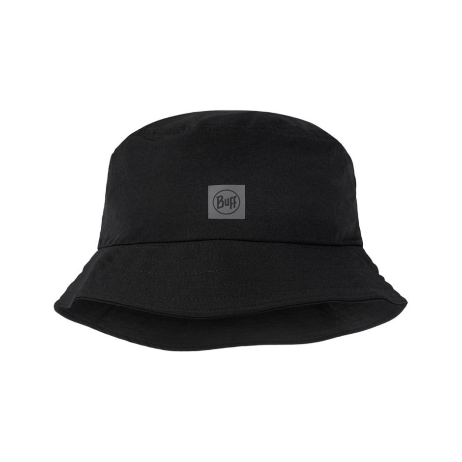 BUFF ADVENTURE BUCKET HAT 135605.999.30.00-SOLID BLACK Black