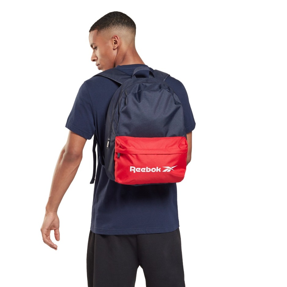 Reebok Sport ACTIVE CORE LARGE LOGO BACKPACK Μπλε