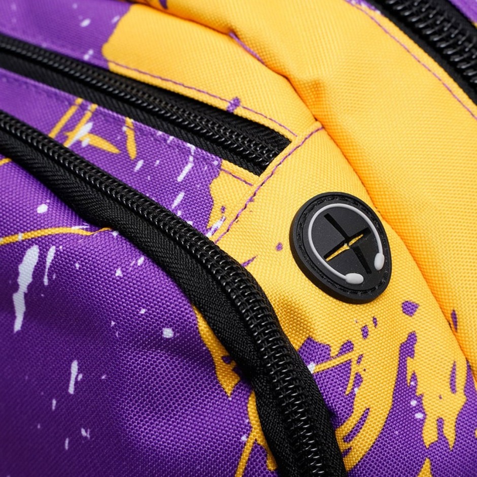 Τσάντα Πλάτης Μωβ - Back Me Up NBA Los Angeles Lakers Retro