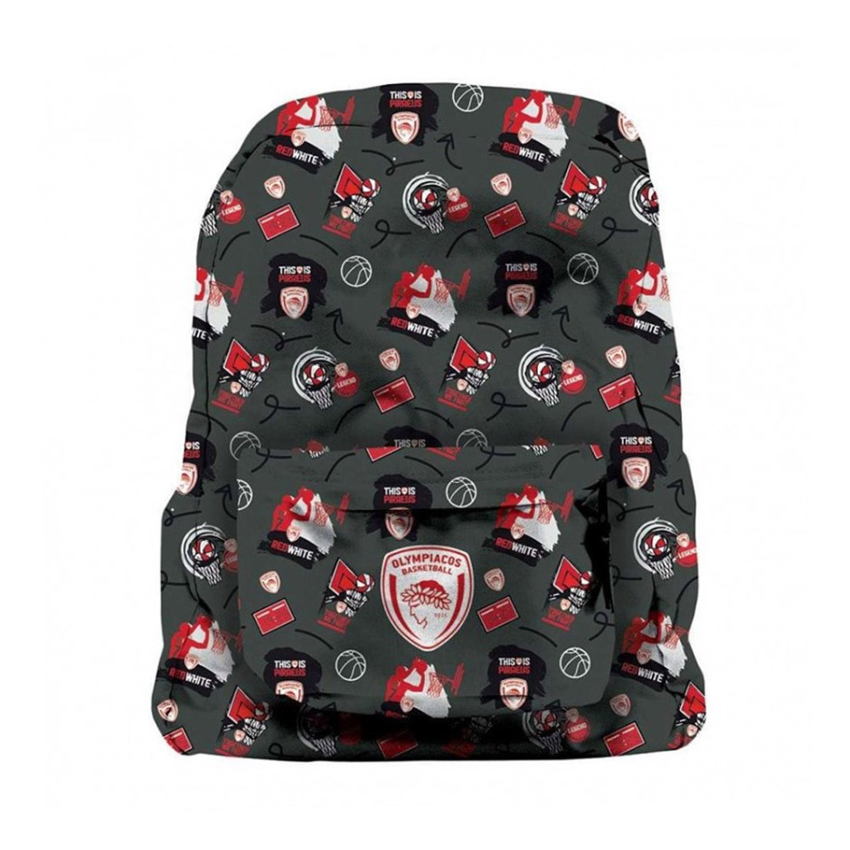 Nakas Group Backpack-Olympiakos Basketball - Τσάντα Πλάτης Ολυμπιακού 