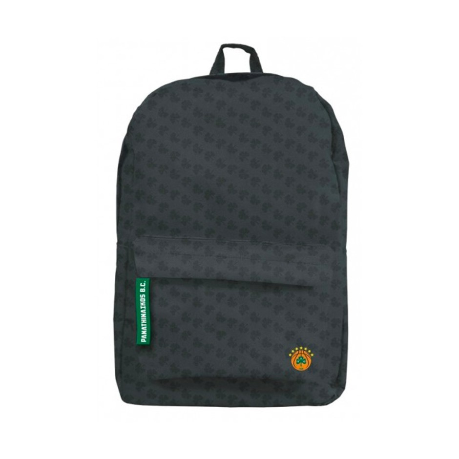 NAKAS GROUP BACKPACK-PANATHINAIKOS BASKETBALL HP.BTS.SB.018 Black