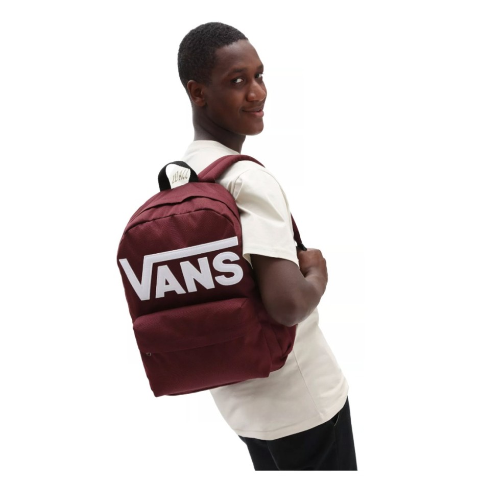 VANS MN OLD SKOOL DROP V BACKPACK VN0A5KHP4QU-4QU Βordeaux