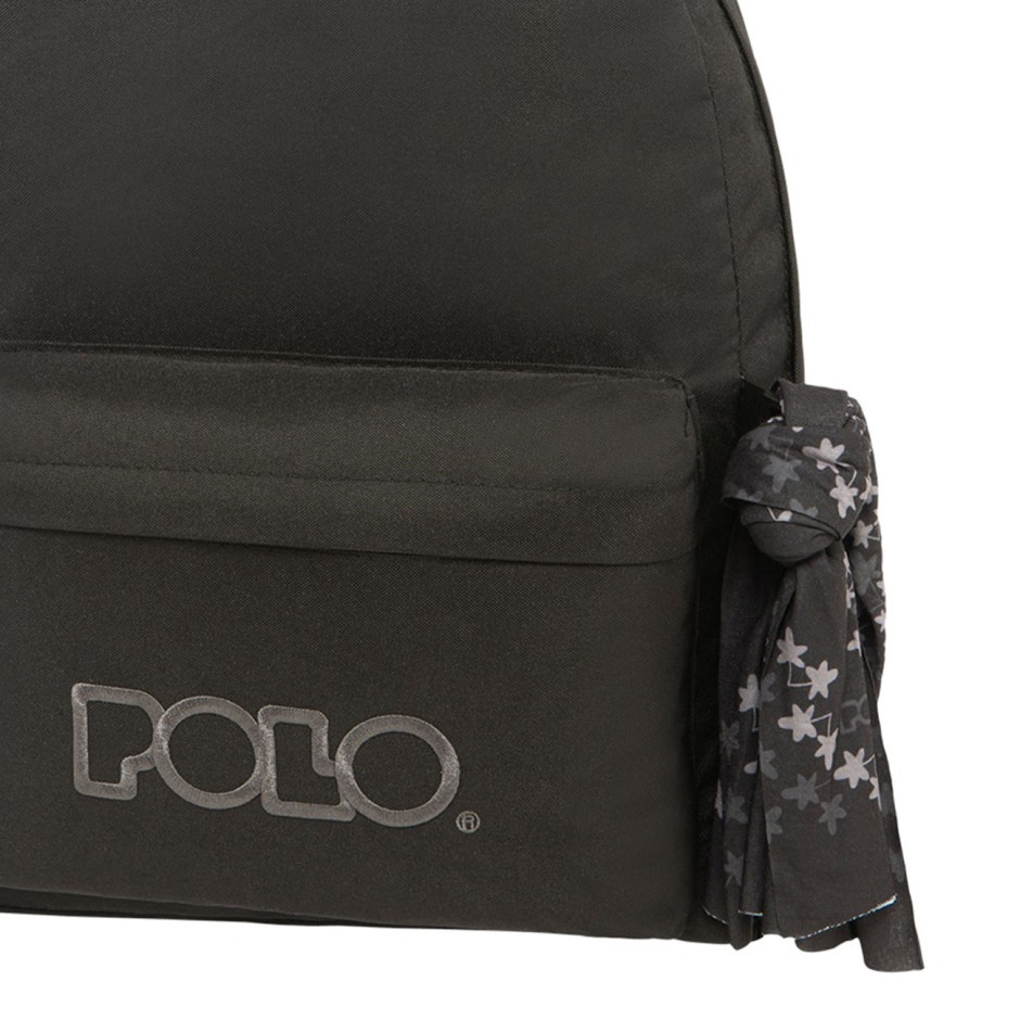 Τσάντα Πλάτης Μαύρη - Polo Original Double Scarf 