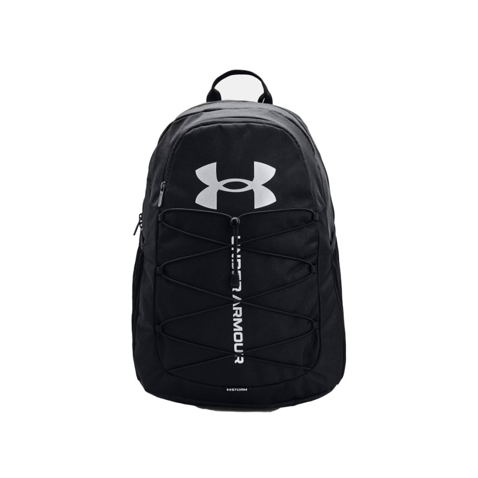 Under Armor Hustle Sport Backpack - Black/Silver - 1364181-001