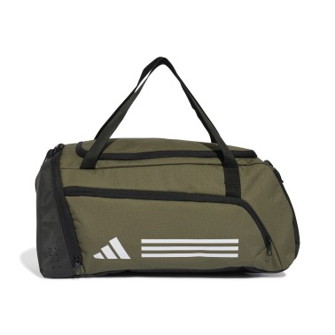 Τσάντα Ώμου Λαδί - adidas Performance Essentials 3-Stripes Duffel Bag Small