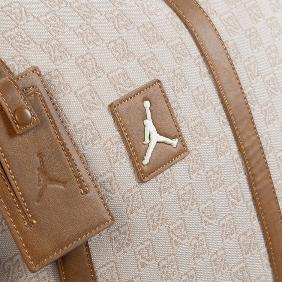 JORDAN MONOGRAM DUFFLE BAG MA0759-W3Z Ecru