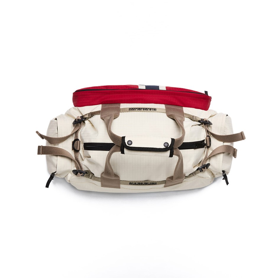 Τσάντα Εκρού - Napapijri H-Nadir Duffel Small