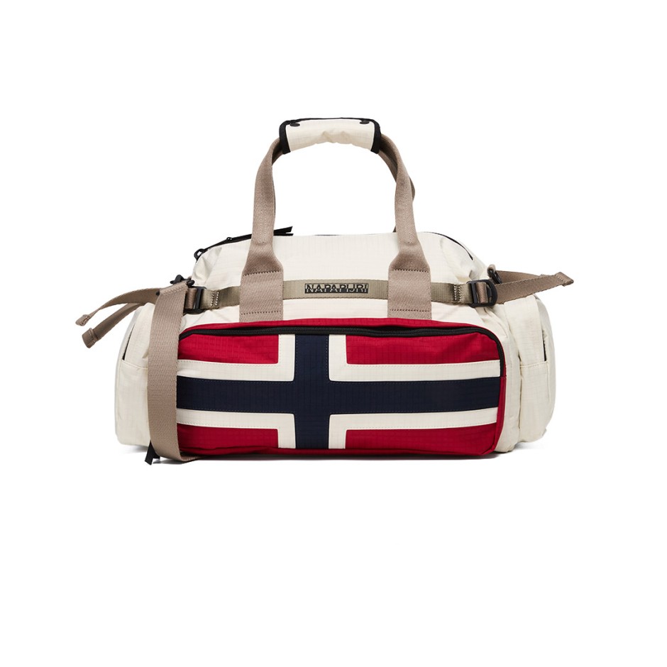 Τσάντα Εκρού - Napapijri H-Nadir Duffel Small