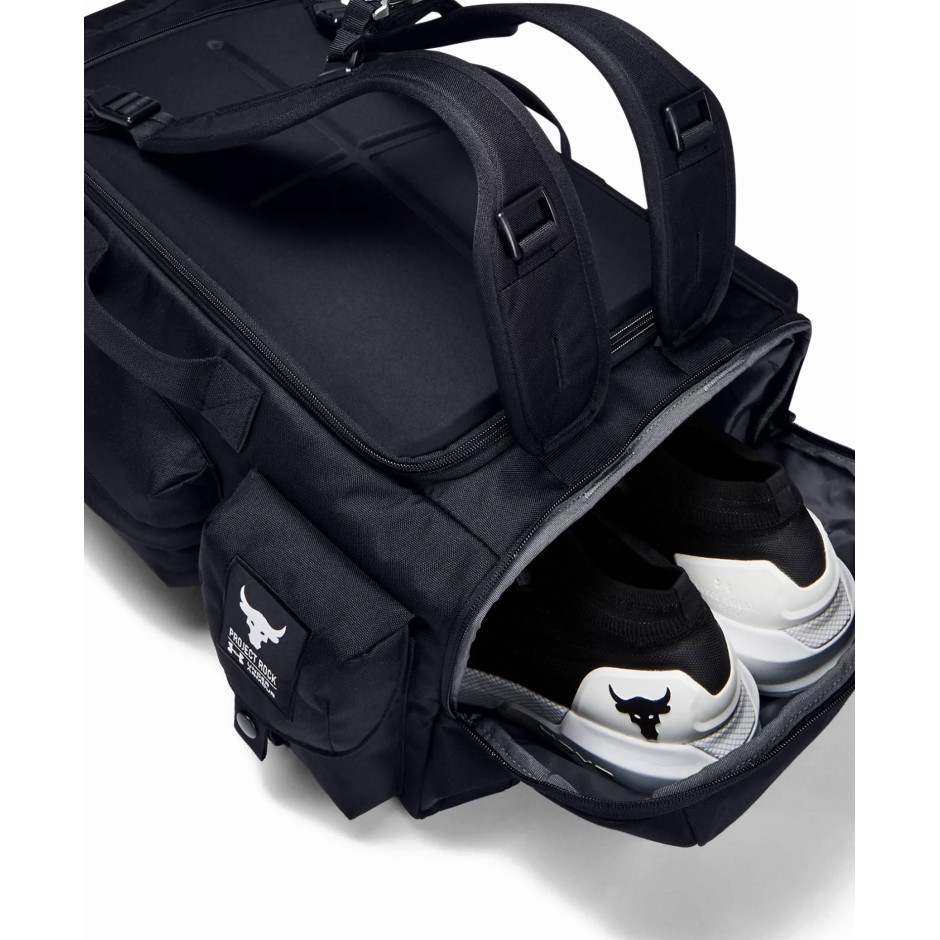 UNDER ARMOUR UA PROJECT ROCK DUFFLE BP 1354942-001 Black