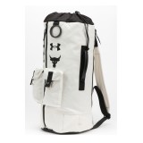 UNDER ARMOUR UA PROJECT ROCK 60 GYM BAG 1345663-110 Grey Image 3