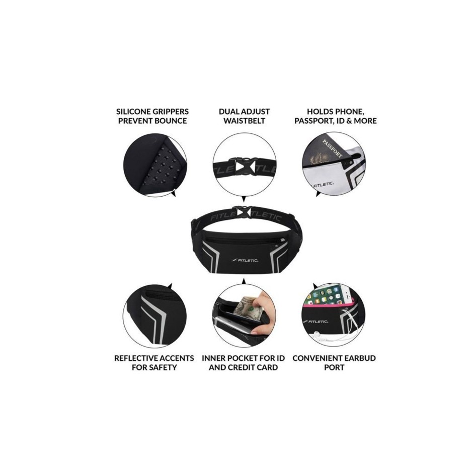 FITLETIC BLITZ BELT WR01-01 Black