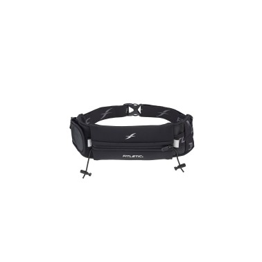 Ζώνη για Τρέξιμο Μαύρη - FITLETIC Single Race Pouch Belt