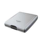 TRU VIRTU CREDIT CARD CASE FAN SILK LINE 21103000101-SILVER ARROW Ασημί Εικόνα 0