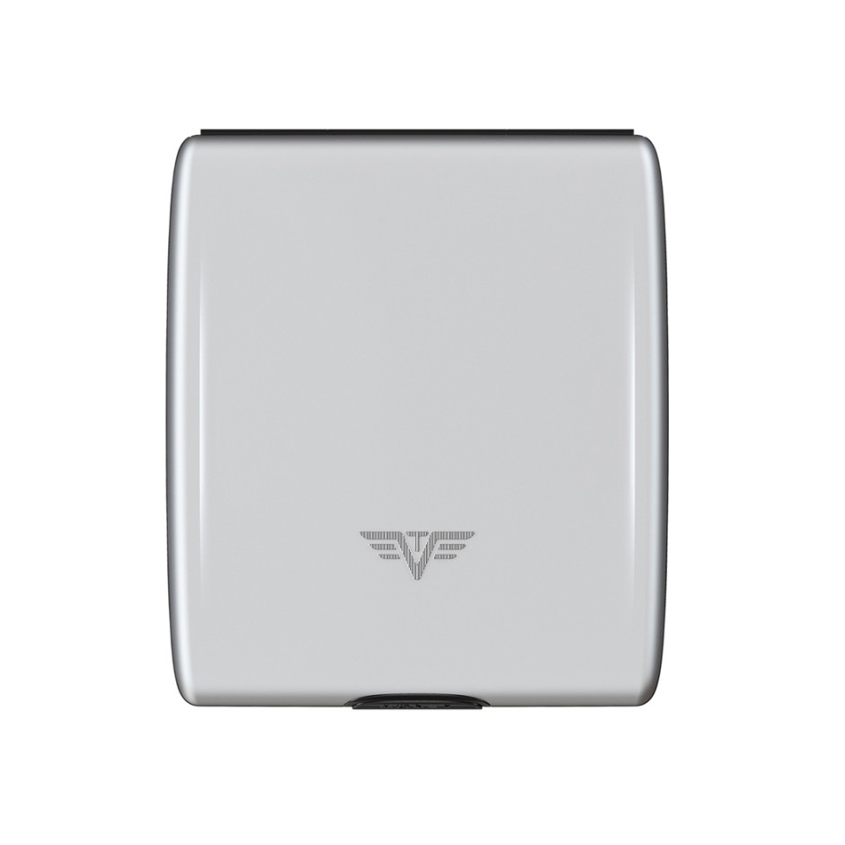 TRU VIRTU CREDIT CARD CASE FAN SILK LINE 21103000101-SILVER ARROW Ασημί