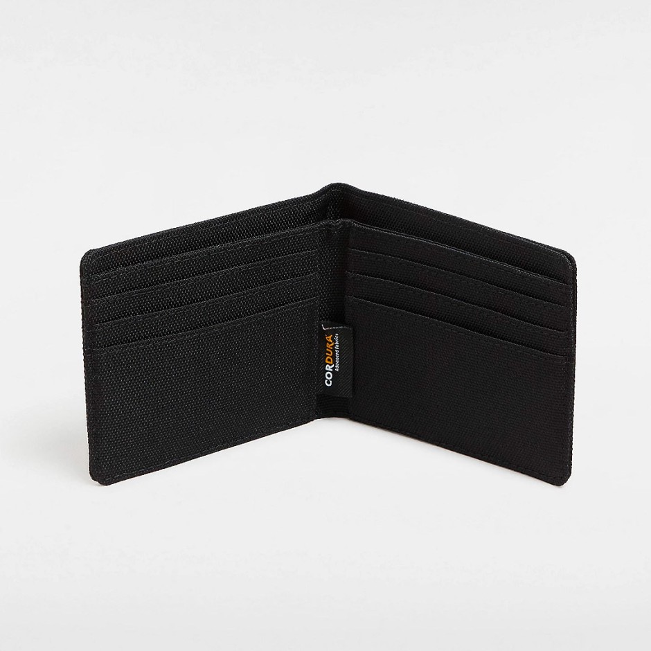VANS ROATS BIFOLD WALLET VN000F0CBLK-BLK Black