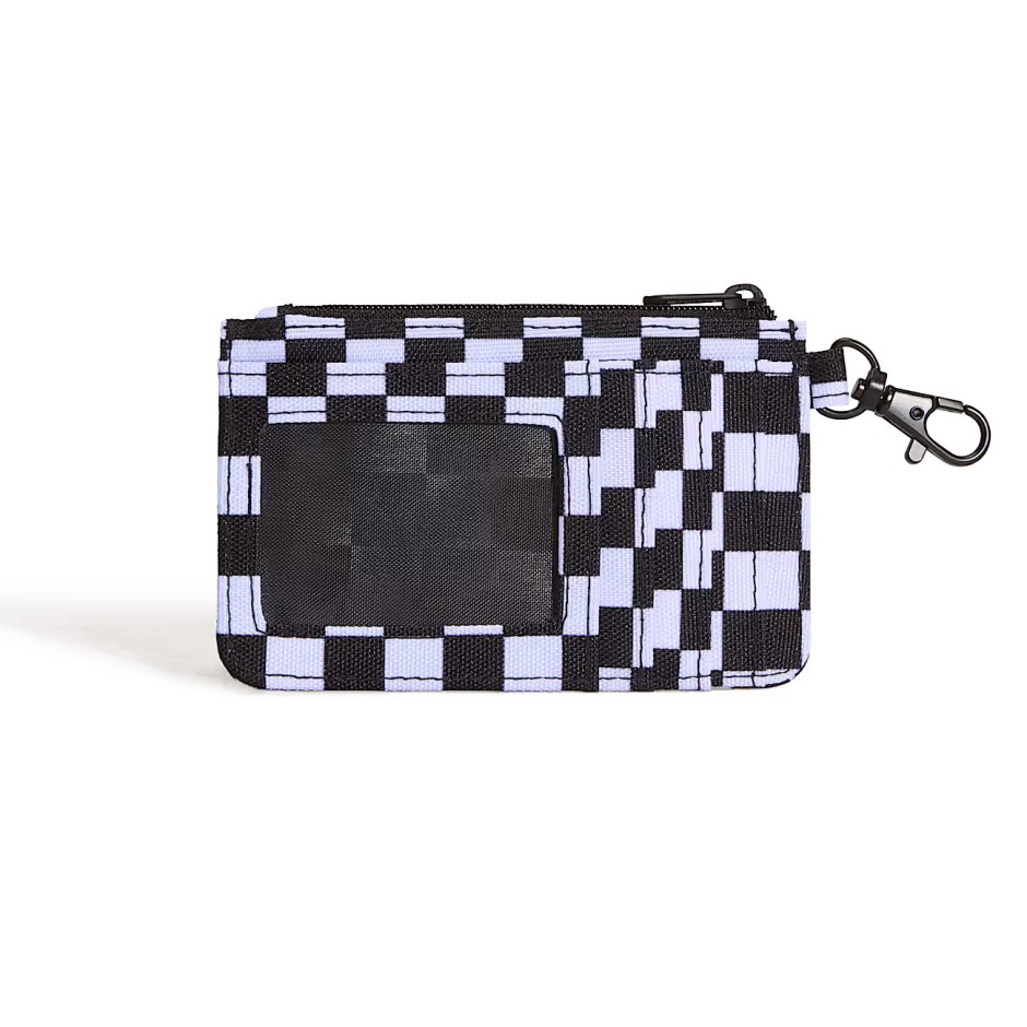 Πορτοφόλι Λευκό-Μαύρο - Vans Off The Wall Zip Wallet