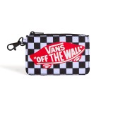 Πορτοφόλι Λευκό-Μαύρο - Vans Off The Wall Zip Wallet Εικόνα 