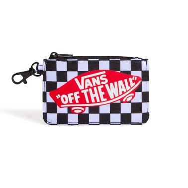 Πορτοφόλι Λευκό-Μαύρο - Vans Off The Wall Zip Wallet